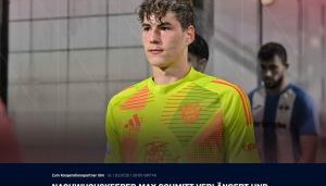 官方：拜仁续约19岁门将马克斯-施密特，并外租德丙乌尔姆1年