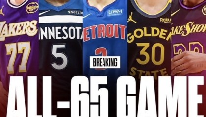 美媒晒无缘评奖最佳阵容：东契奇 爱德华兹 坎宁安 库里 詹姆斯